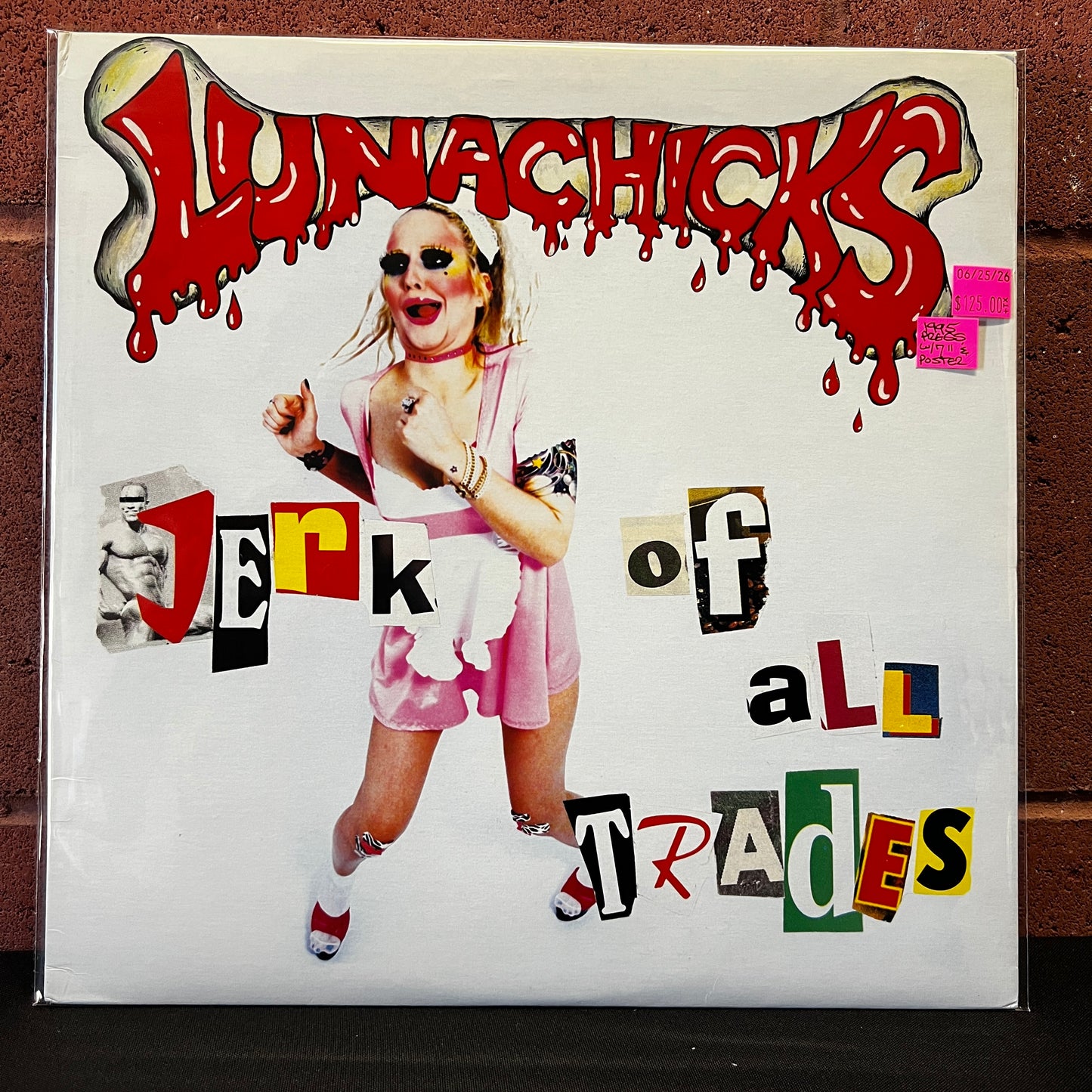 Used Vinyl: Lunachicks ‎"Jerk Of All Trades" LP+7" (1995 Press - With Poster Insert)