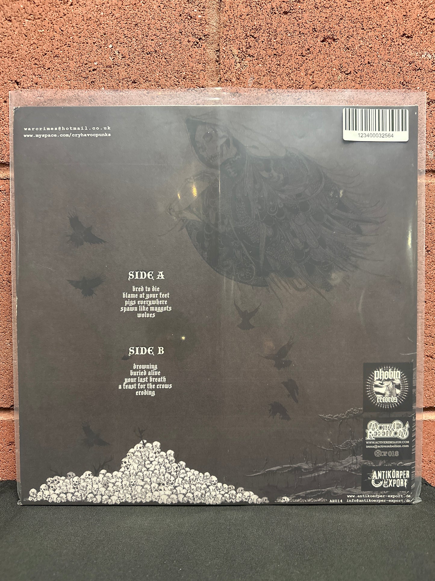 Used Vinyl:  Cry Havoc ”A Feast For The Crows” LP