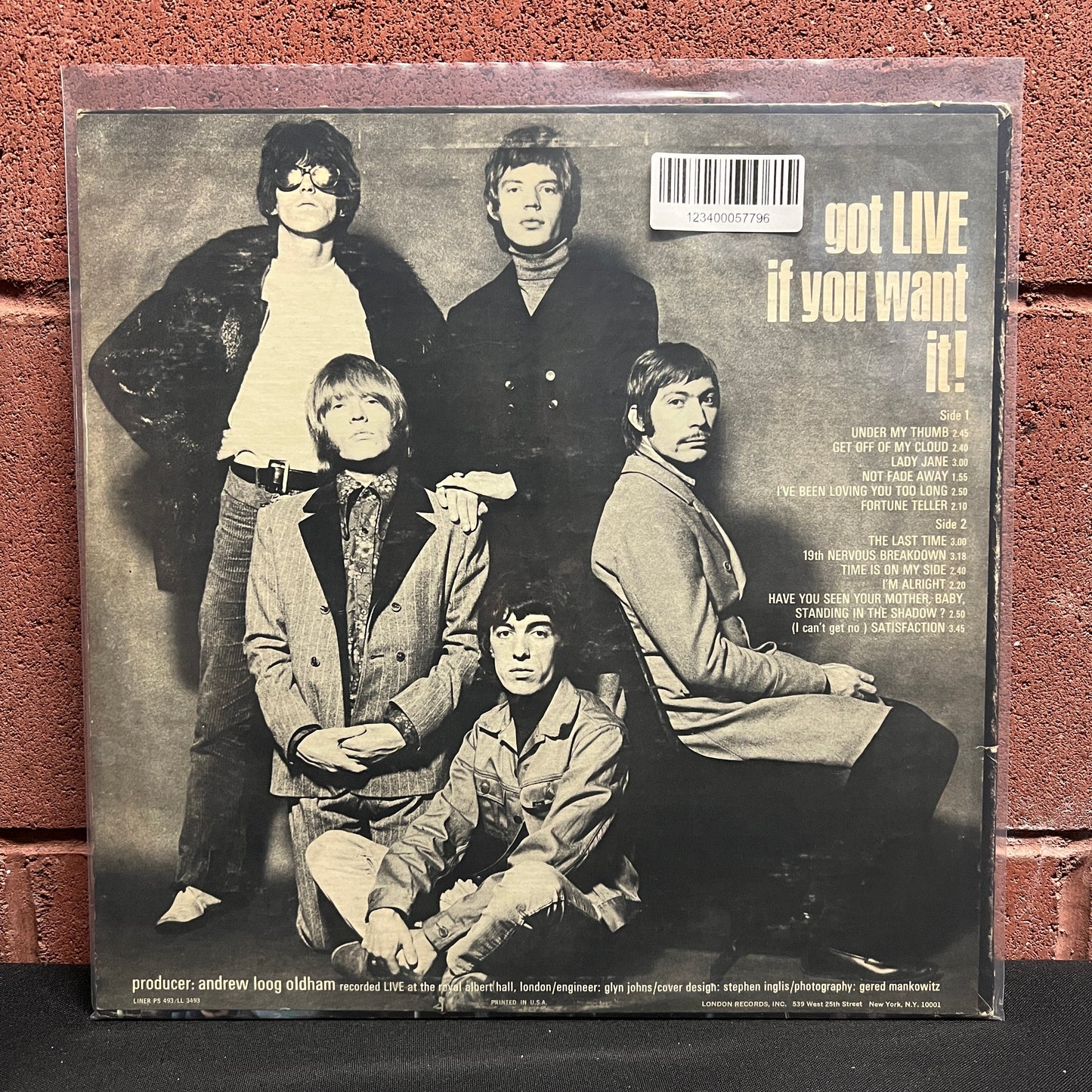 Used Vinyl: Rolling Stones "Got Live If You Want It!" LP (70's stereo pressing)