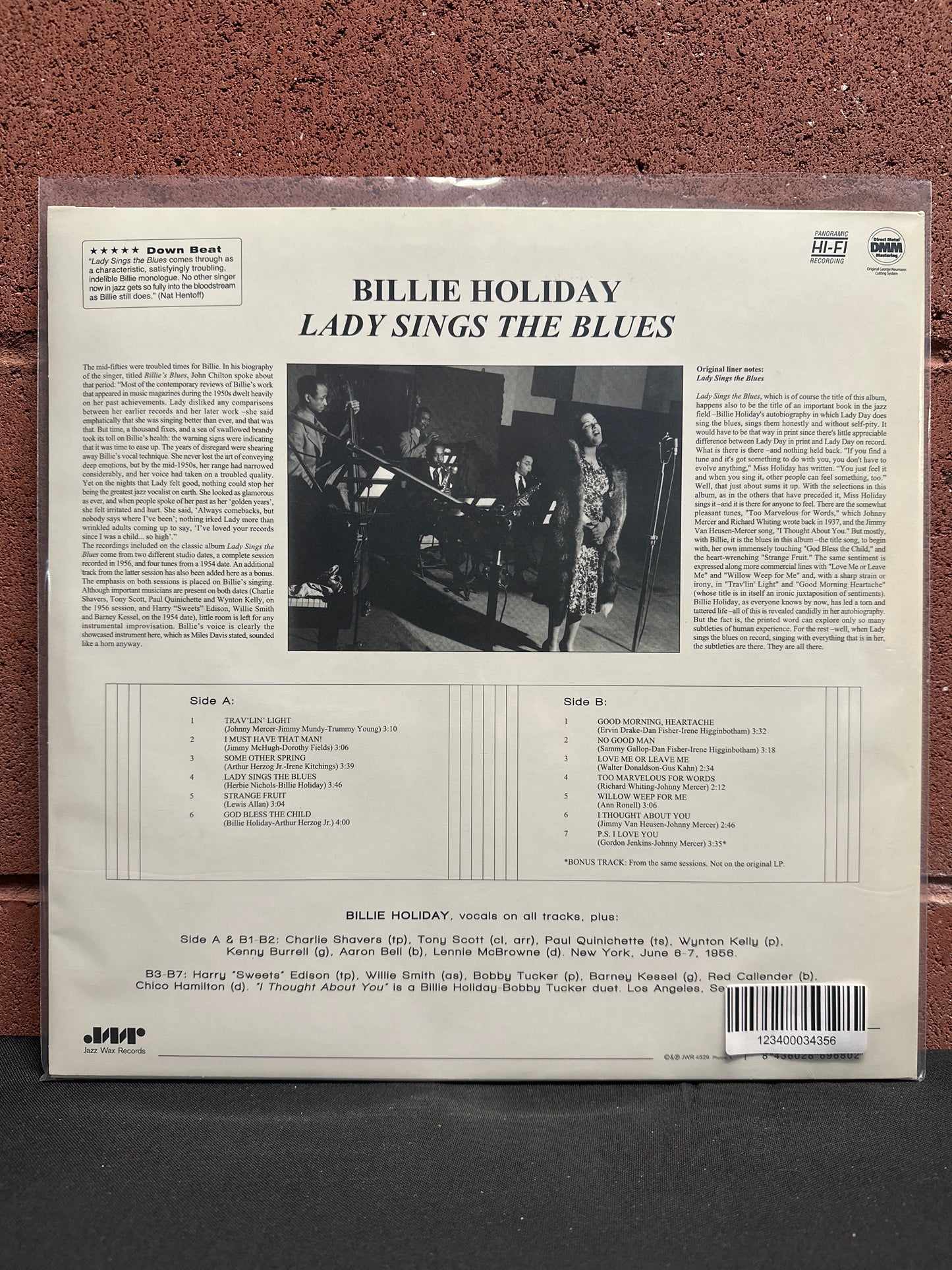 Used Vinyl:  Billie Holiday ”Lady Sings The Blues” LP