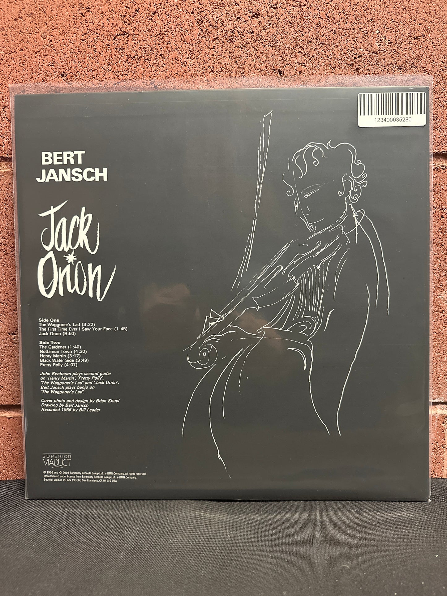 Used Vinyl:  Bert Jansch ”Jack Orion” LP