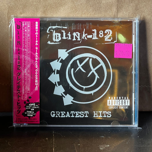 Used CD: Blink-182 "Greatest Hits" CD (2005 Japanese Press w/ Bonus Tracks)