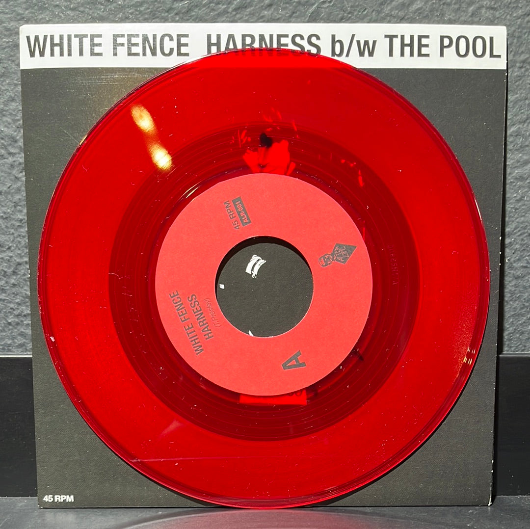 USED VINYL: White Fence “Harness / The Pool” 7" (Red Vinyl / Numbered)