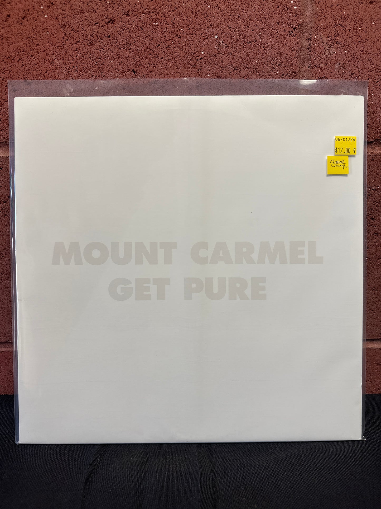 Used Vinyl:  Mount Carmel ”Get Pure” LP (Clear vinyl)