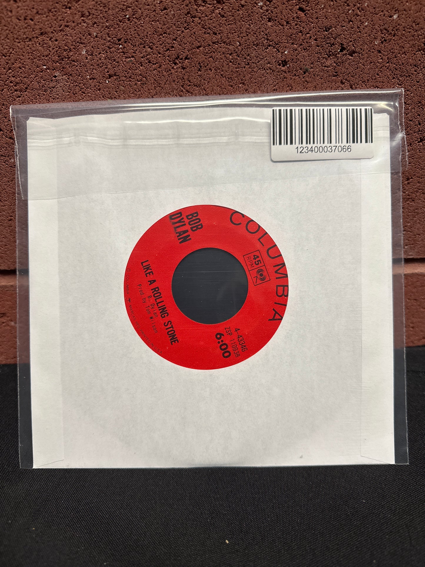 Used Vinyl:  Bob Dylan ”Like A Rolling Stone / Gates of Eden” 7"