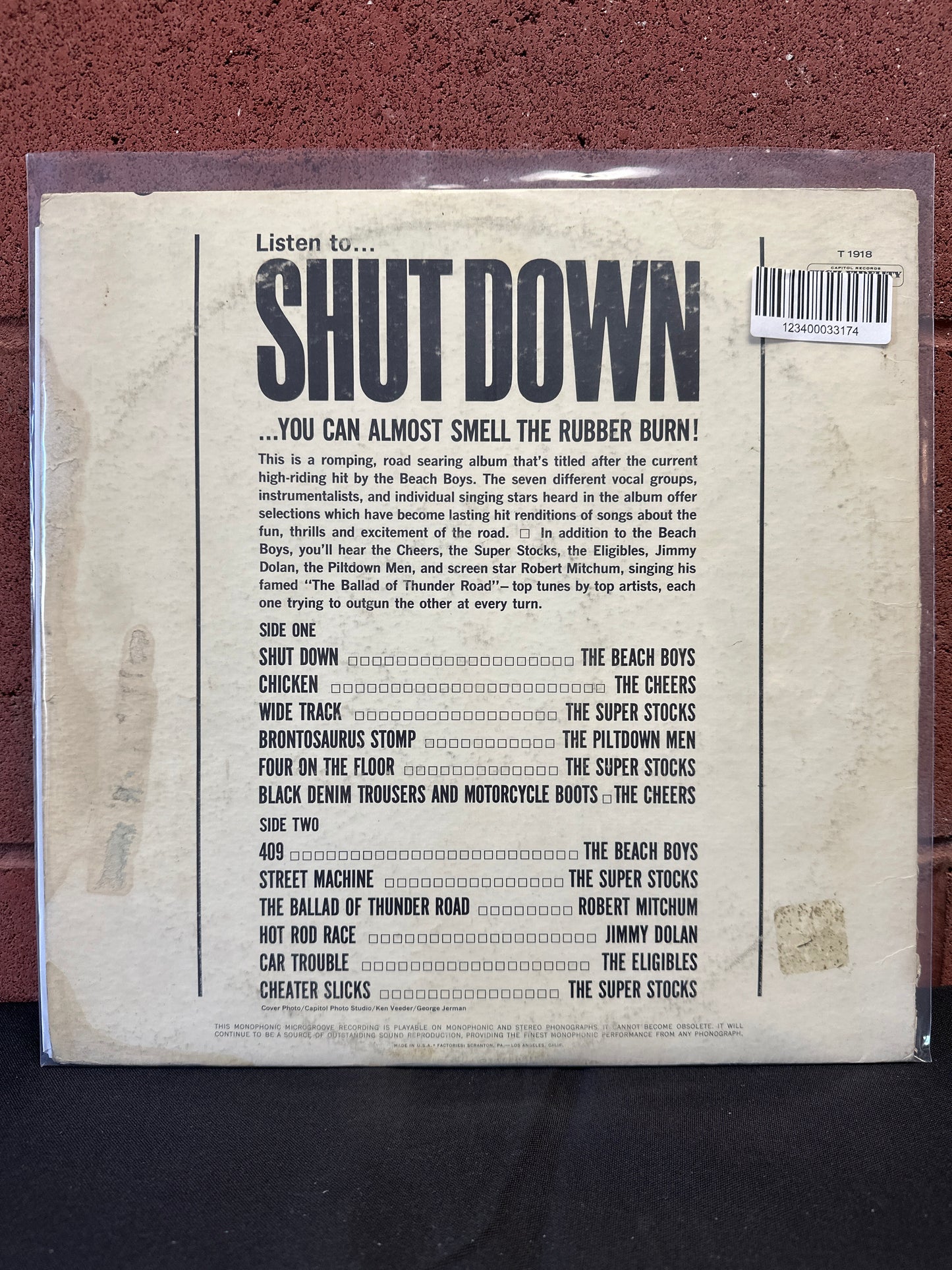 Used Vinyl:  Various ”Shut Down” LP