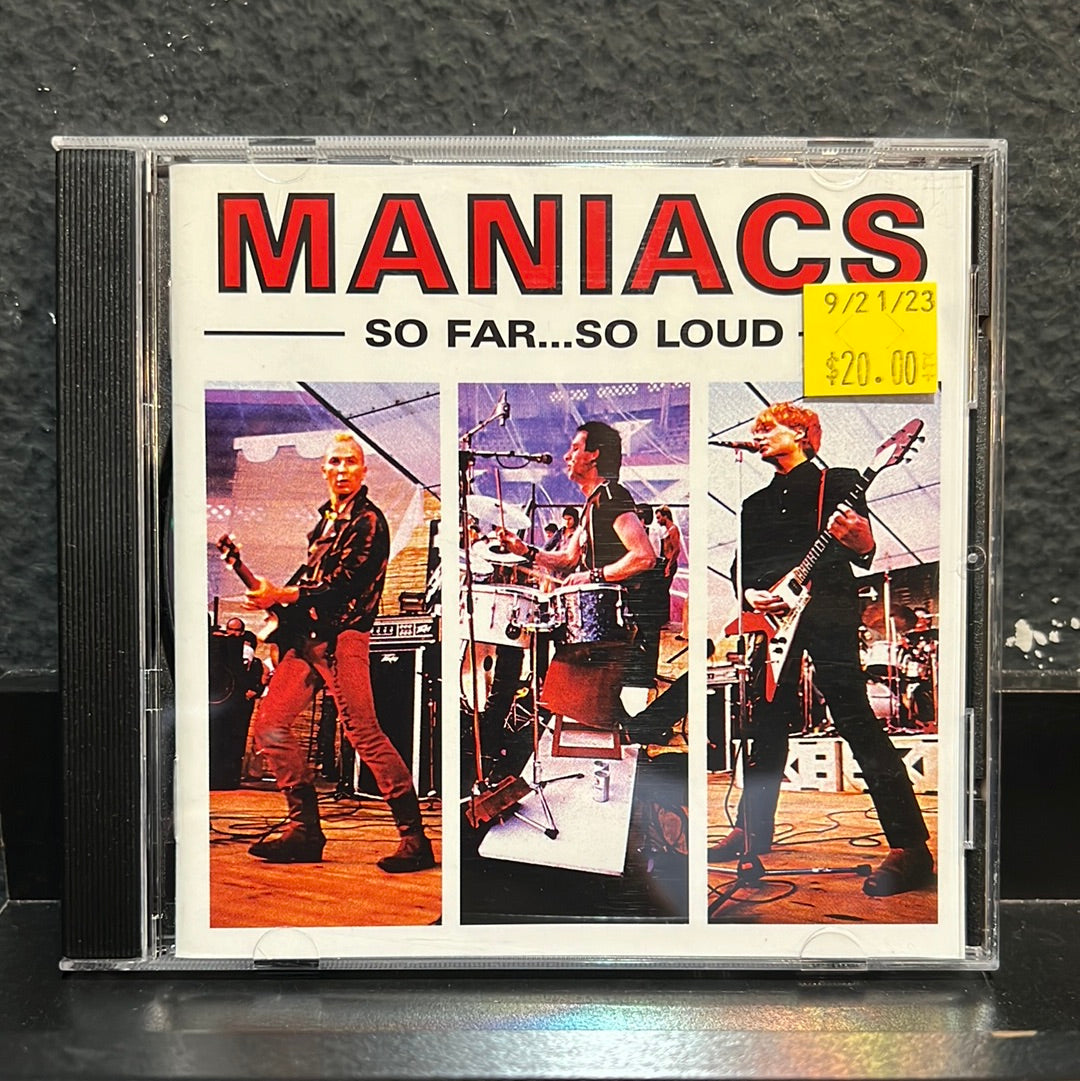 USED CD: Maniacs   "So Far... So Loud" CD