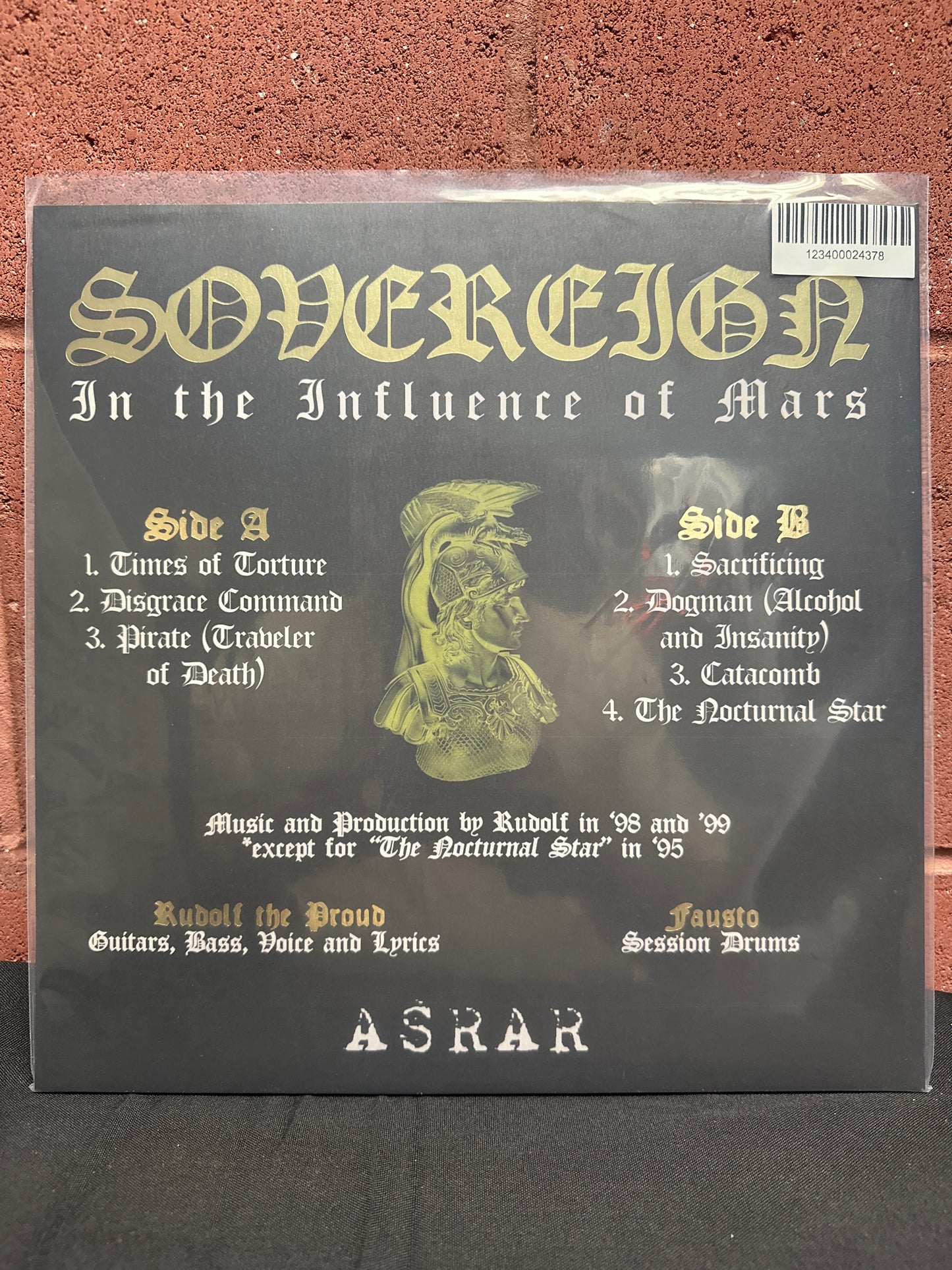 Used Vinyl:  Sovereign ”In The Influence Of Mars” LP