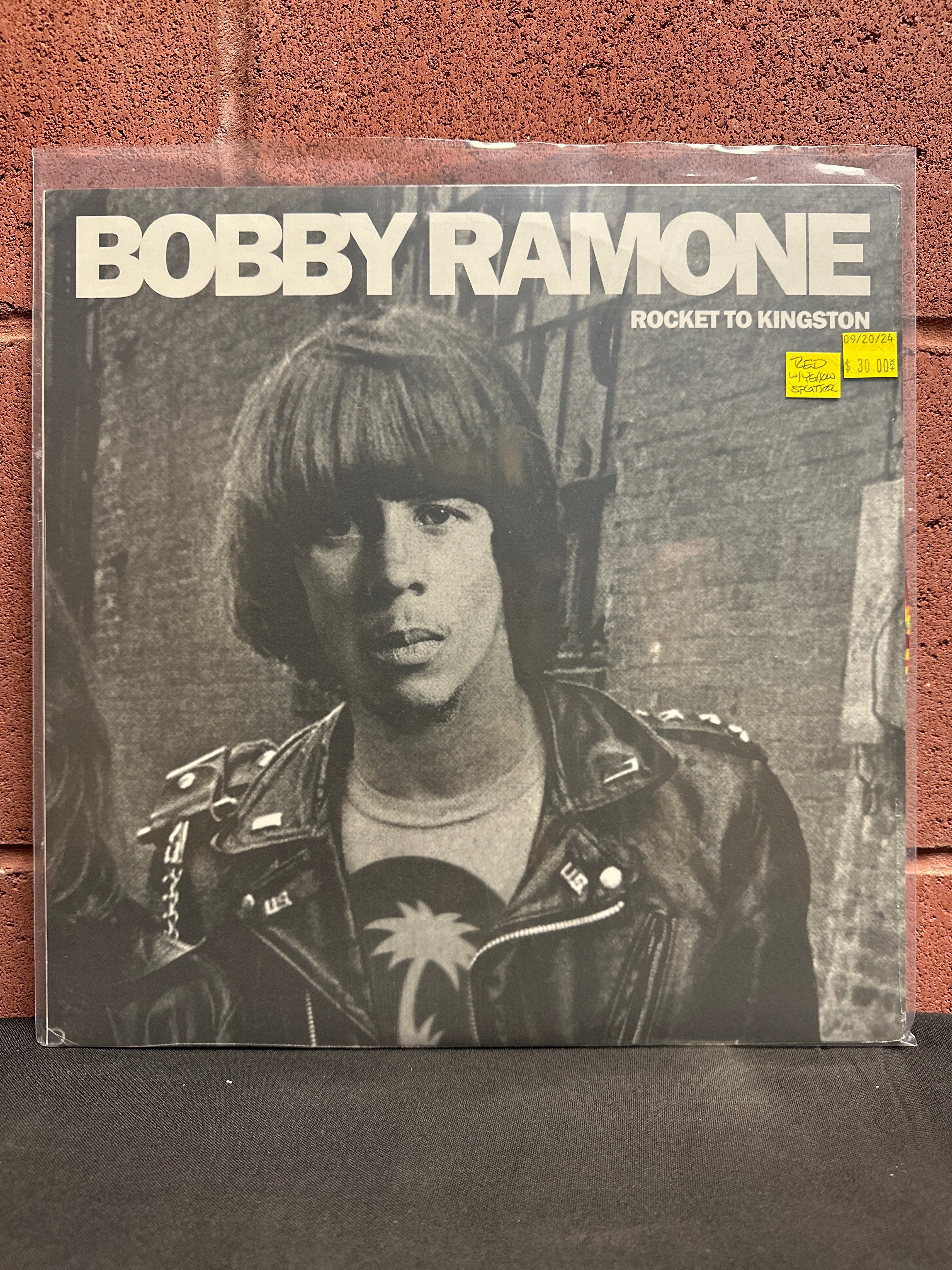 Used Vinyl: Bobby Ramone ”Rocket To Kingston” LP (Red with yellow platter  vinyl)