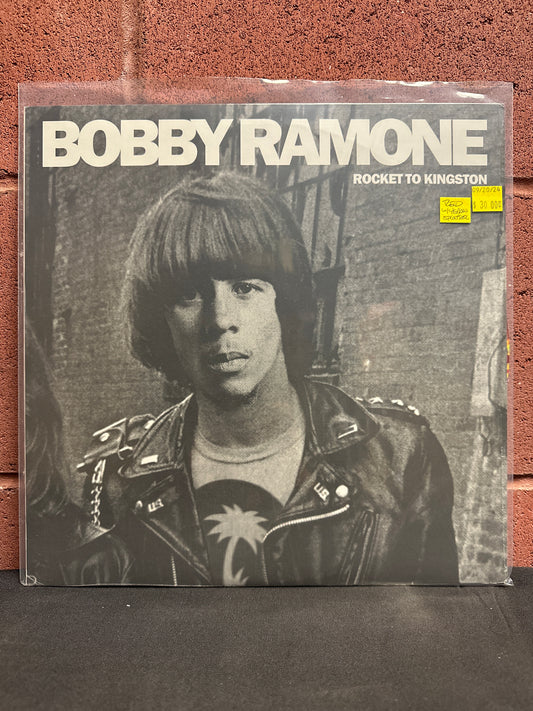 Used Vinyl:  Bobby Ramone ”Rocket To Kingston” LP (Red with yellow platter vinyl)