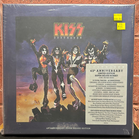 Used Vinyl:  Kiss ”Destroyer” 3xCD + BluRay + Box