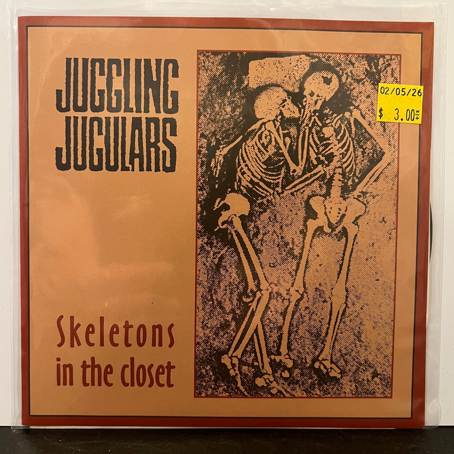 Used Vinyl: Juggling Juggulars "Skeletons In The Closet" 7" (1999 Press)
