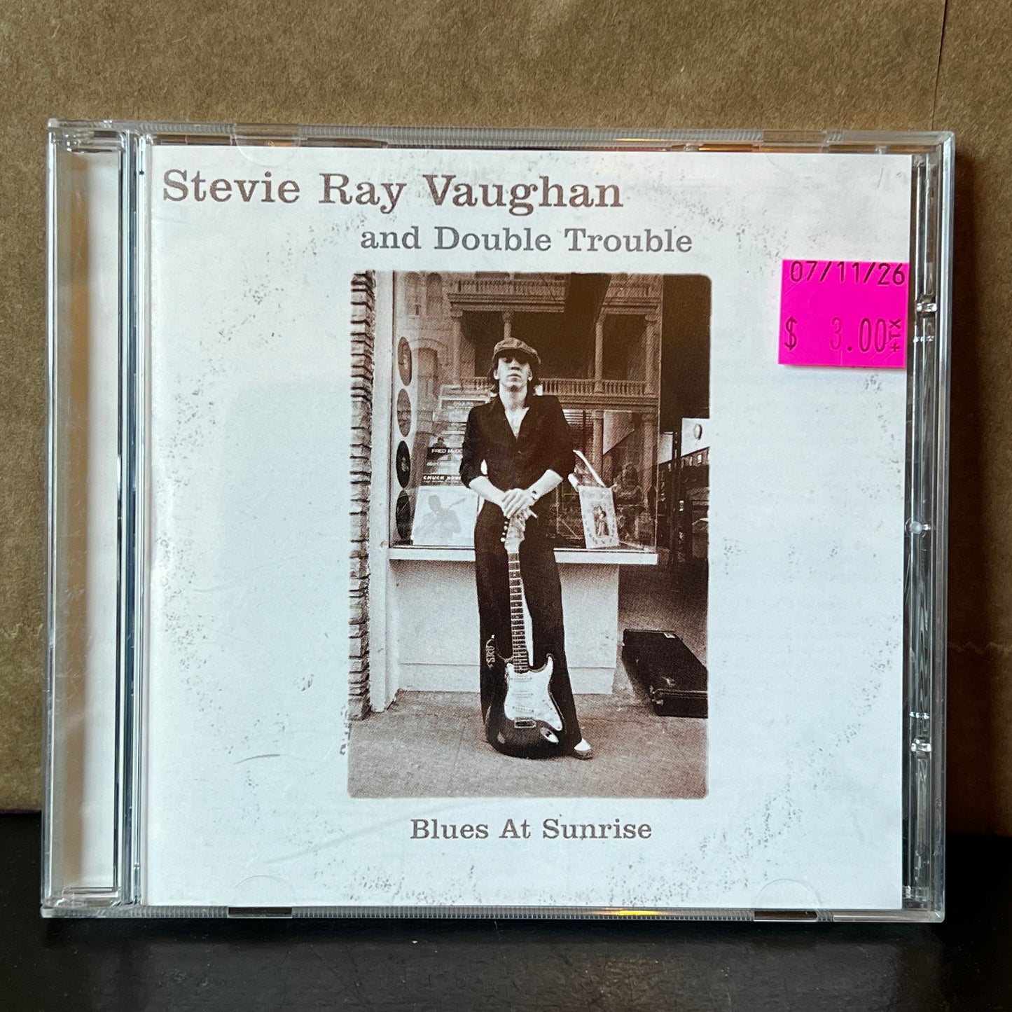 Used CD: Stevie Ray Vaughan & Double Trouble ‎"Blues At Sunrise" CD (2000 Press)