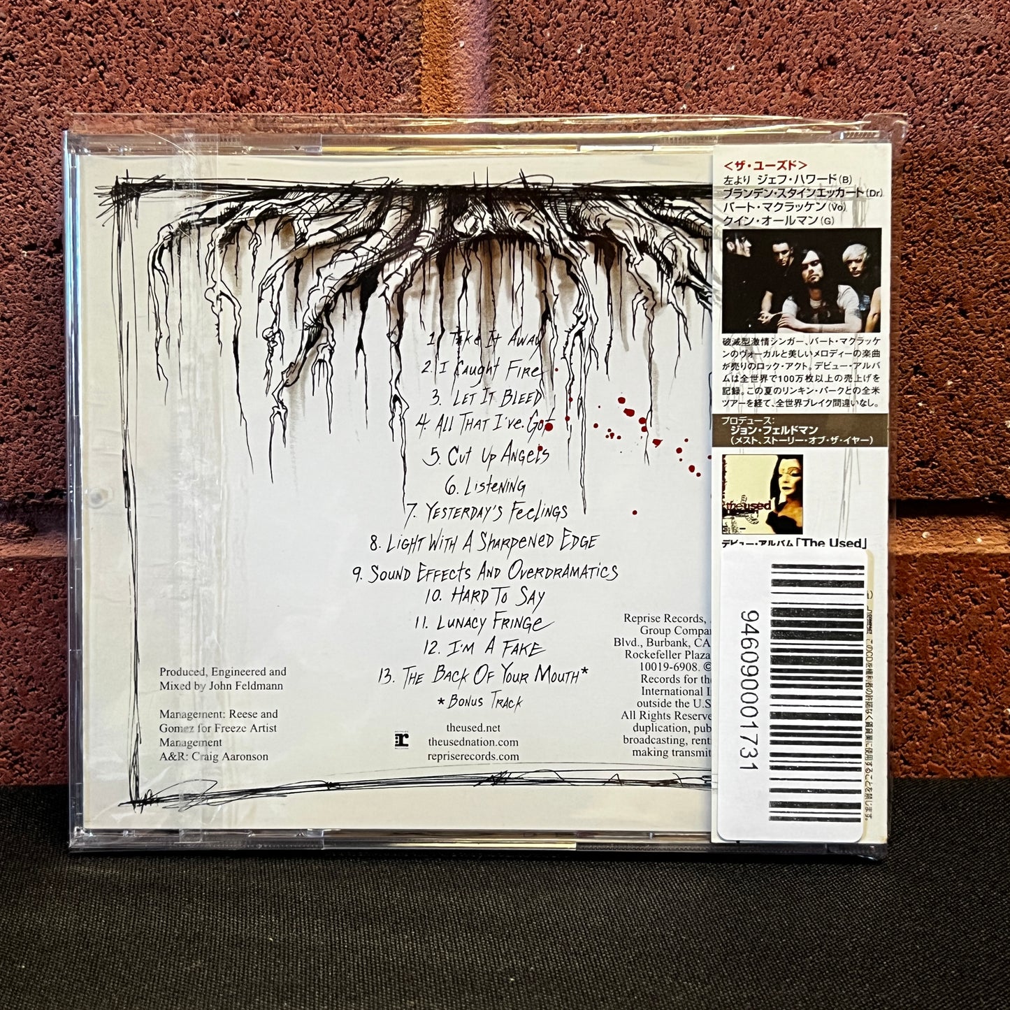 Used CD: The Used "In Love And Death" CD (2004 Japanese Press w/ Bonus Track)
