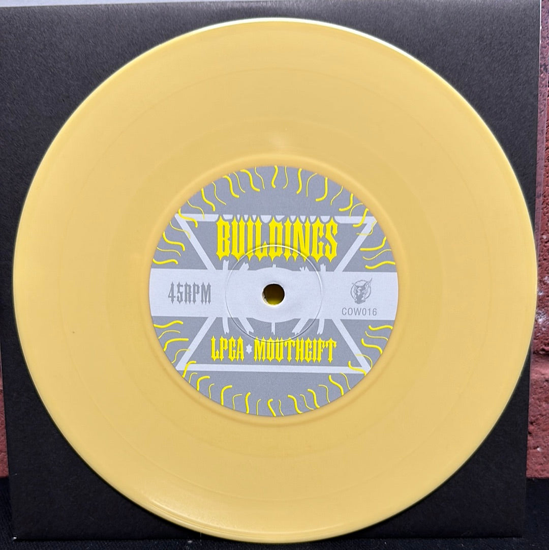 Used Vinyl:  Hawks / Buildings ”Hawks / Buildings” 7" (Yellow vinyl)