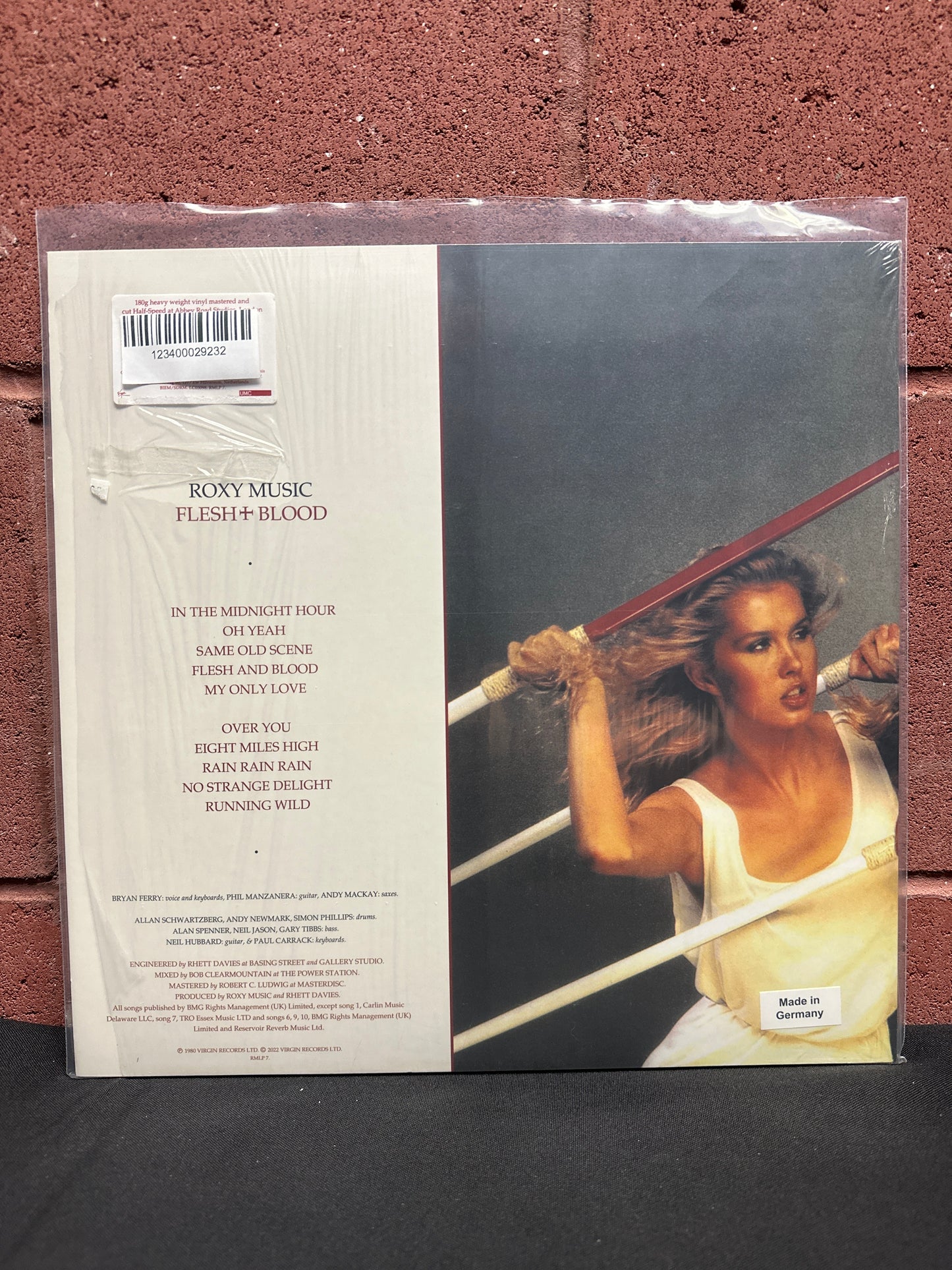 Used Vinyl:  Roxy Music ”Flesh + Blood” LP