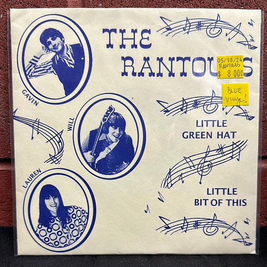 Used Vinyl:  The Rantouls ”Little Green Hat” 7" (Blue vinyl)