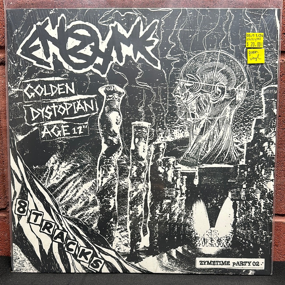 Used Vinyl:  Enzyme ”Golden Dystopian Age” 12" (Green vinyl)