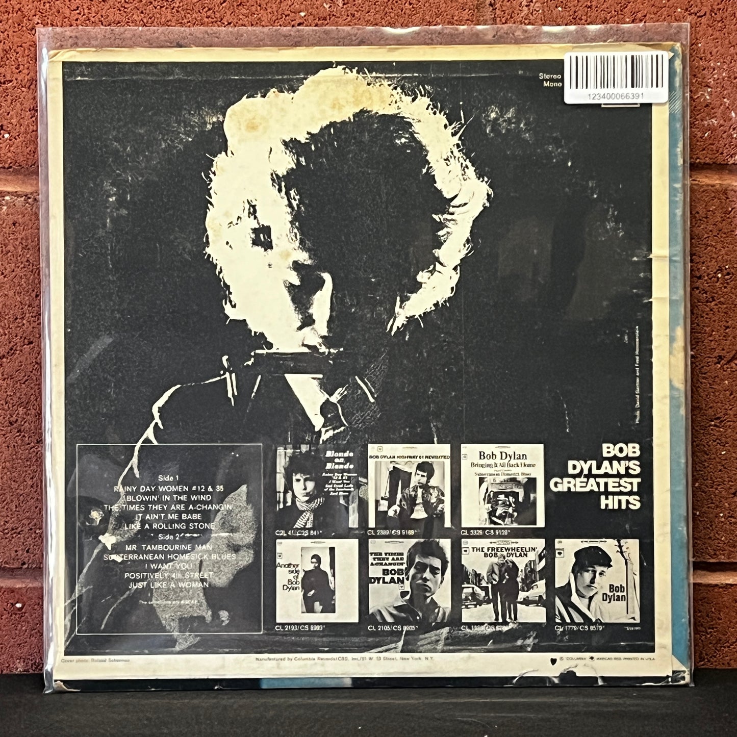 Used Vinyl: Bob Dylan "Greatest Hits" LP