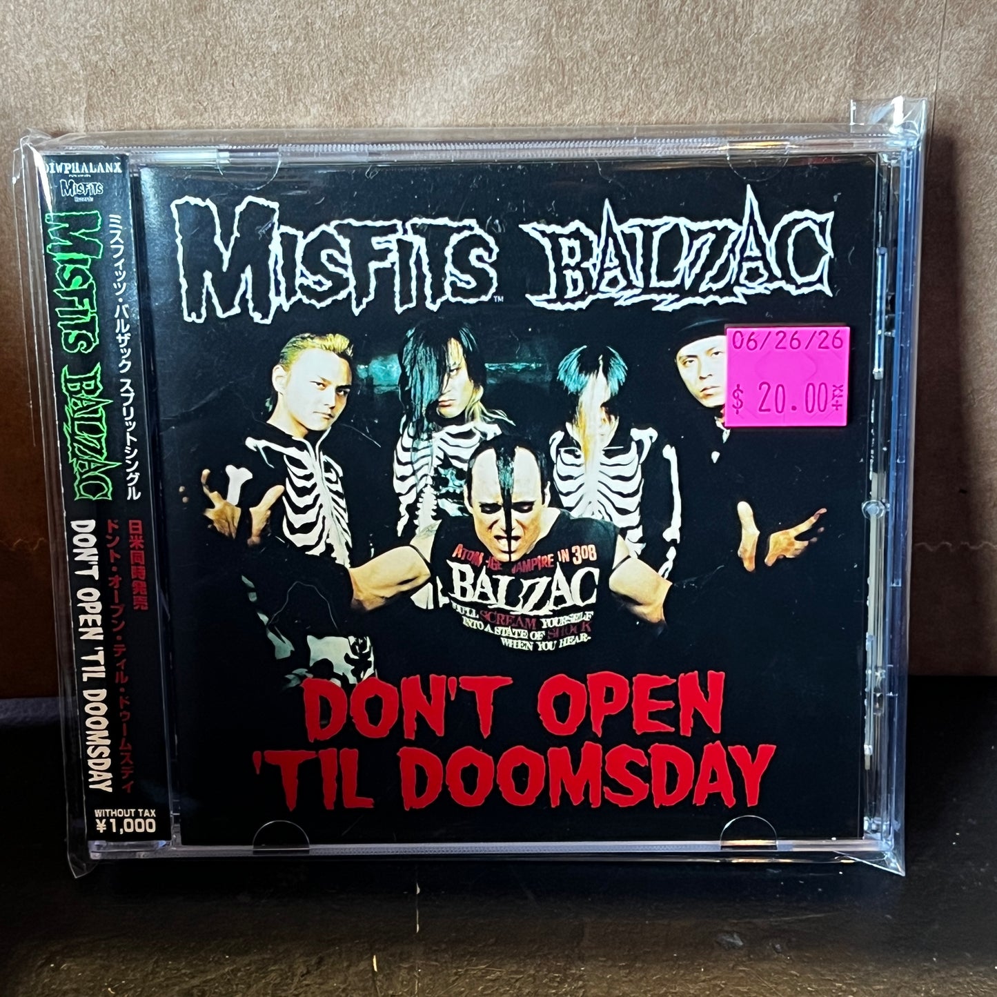 Used CD: The Misfits "Don't Open 'Til Doomsday" CD Single (2002 Japanese Press)