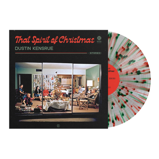 PRE-ORDER: Dustin Kensrue "That Spirit of Christmas" LP (Clear/Red/Green Splatter Vinyl)
