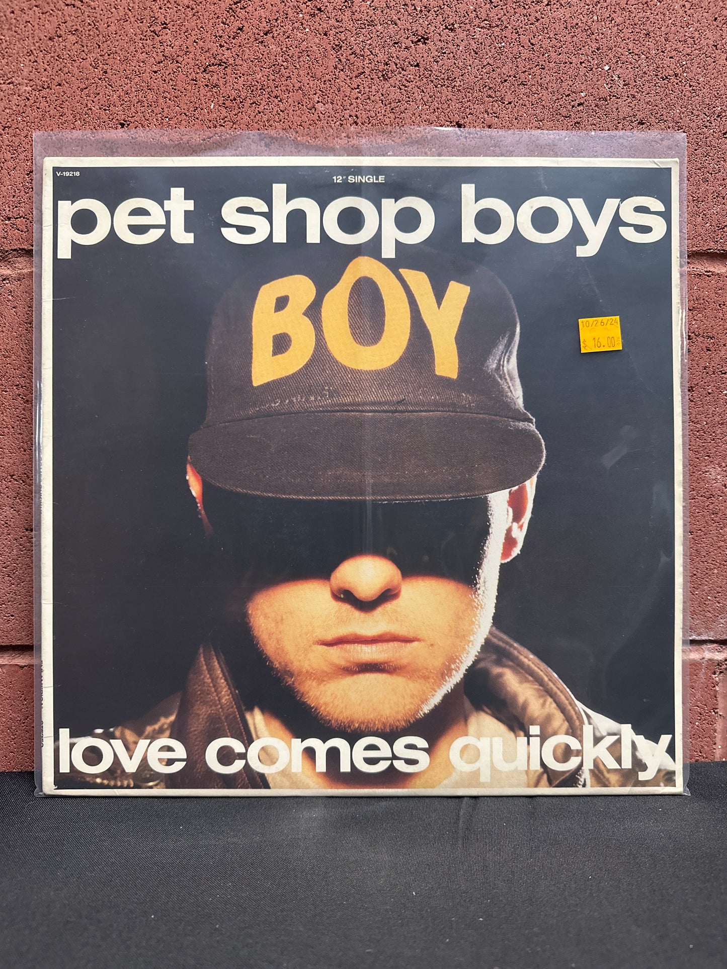 Used Vinyl:  Pet Shop Boys ”Love Comes Quickly” 12"