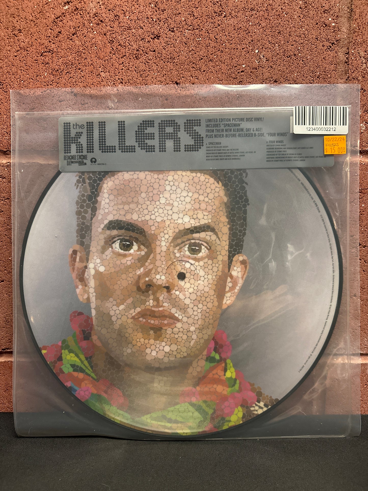 Used Vinyl:  The Killers ”Spaceman” 12" (Picture Disc)