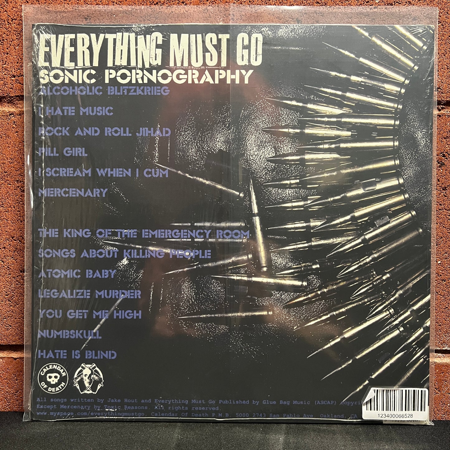 Used Vinyl: Everything Must Go "Sonic Pornography" LP (Clear w/Red Splatter Vinyl)