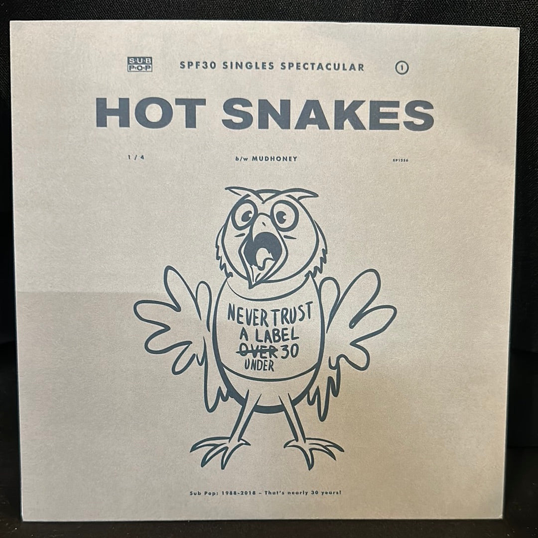 Used Vinyl:  Mudhoney b/w Hot Snakes ”One Bad Actor / They Put You Up To This” 7" (white vinyl)