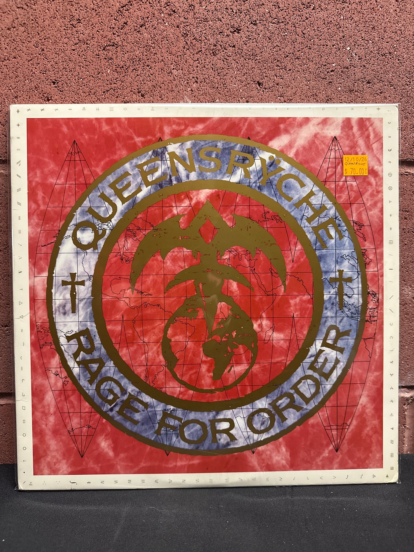 Used Vinyl:  Queensryche ”Rage For Order” LP