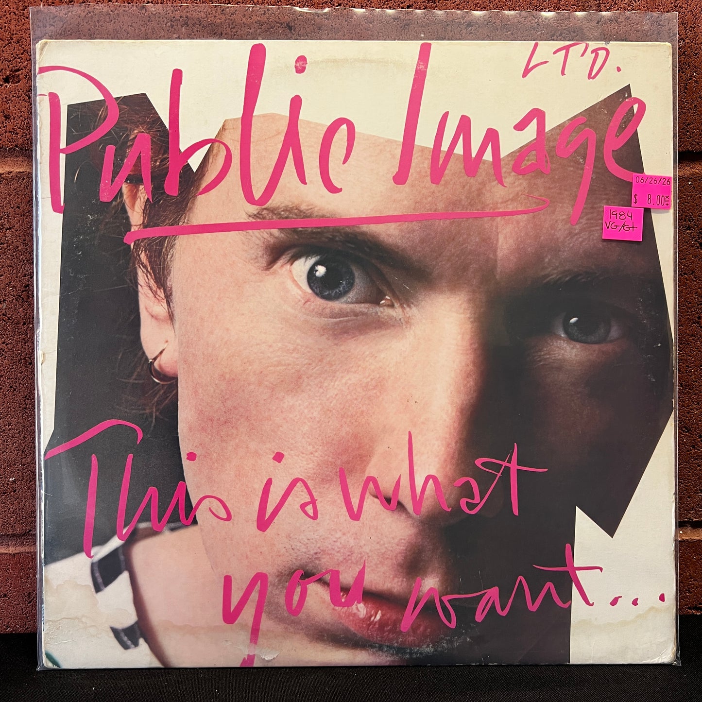 Used Vinyl: Public Image Ltd. "This Is What You Want... This Is What You Get" LP (1984 Press)