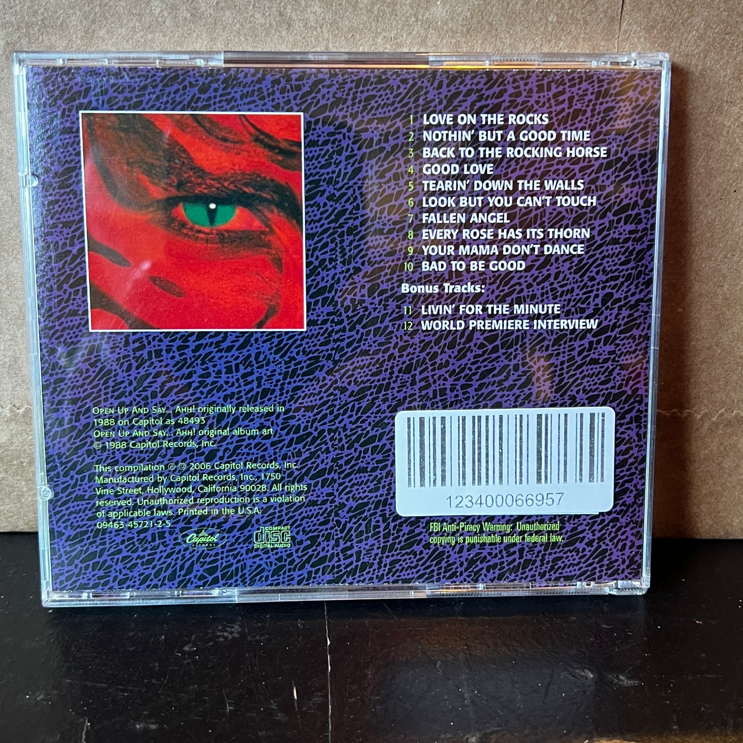 Used CD: Poison "Open Up And Say... Ahh!" CD (2006 Press)