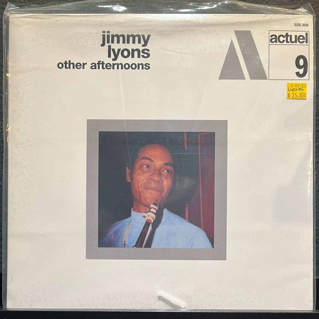 USED VINYL: Jimmy Lyons “Other Afternoons” LP