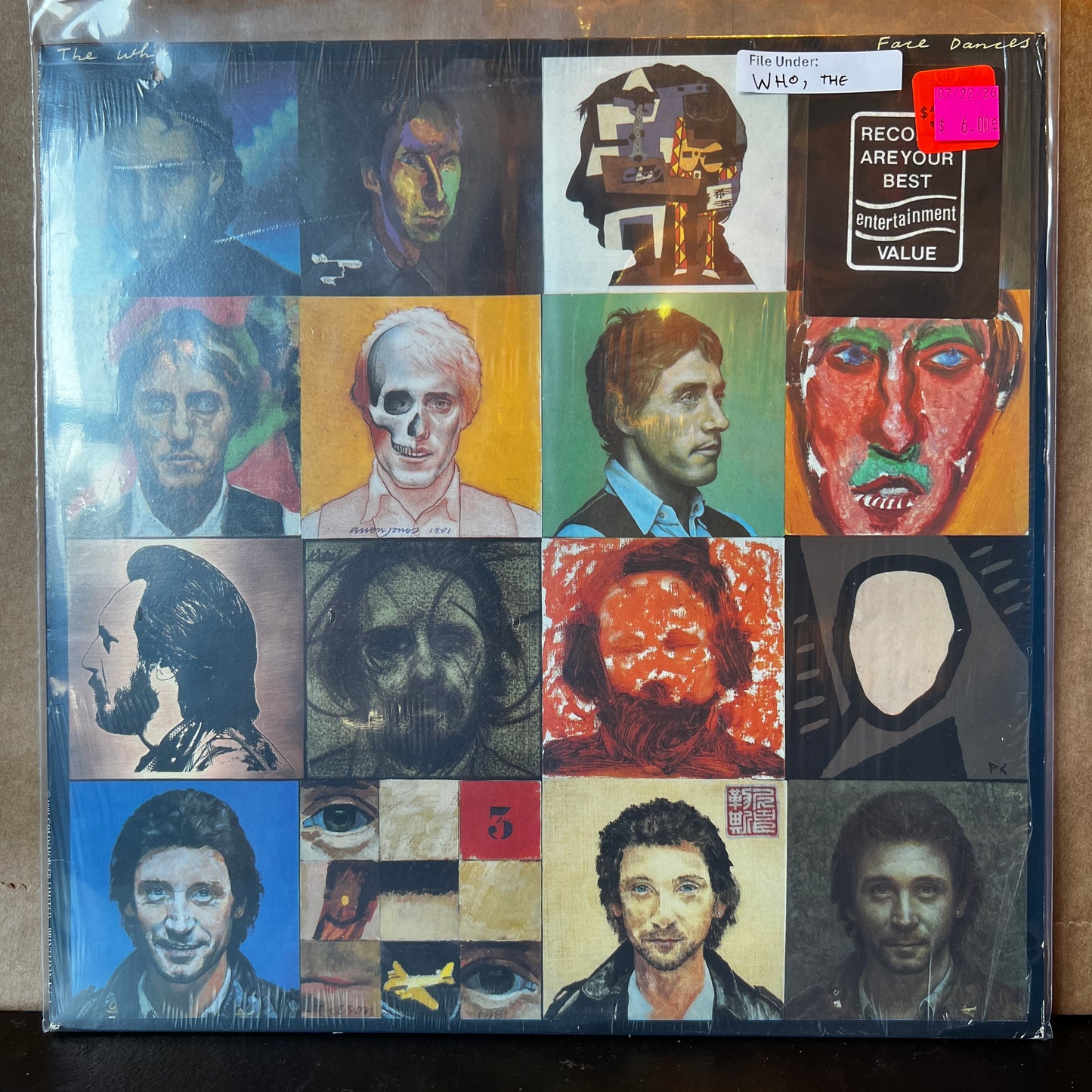 Used Vinyl: The Who "Face Dances" LP (1981 Pressing, in open shrink)