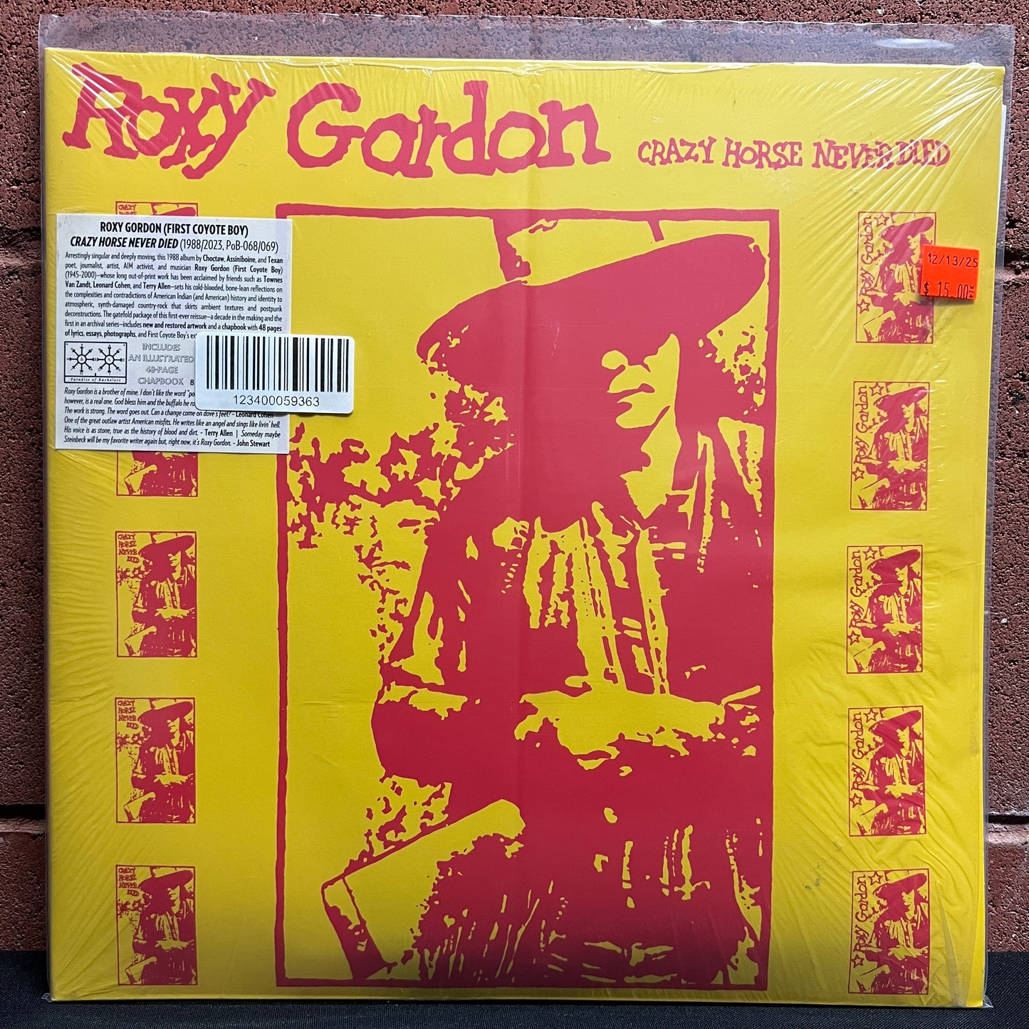 Used Vinyl: Roxy Gordon "Crazy Horse Never Died" LP