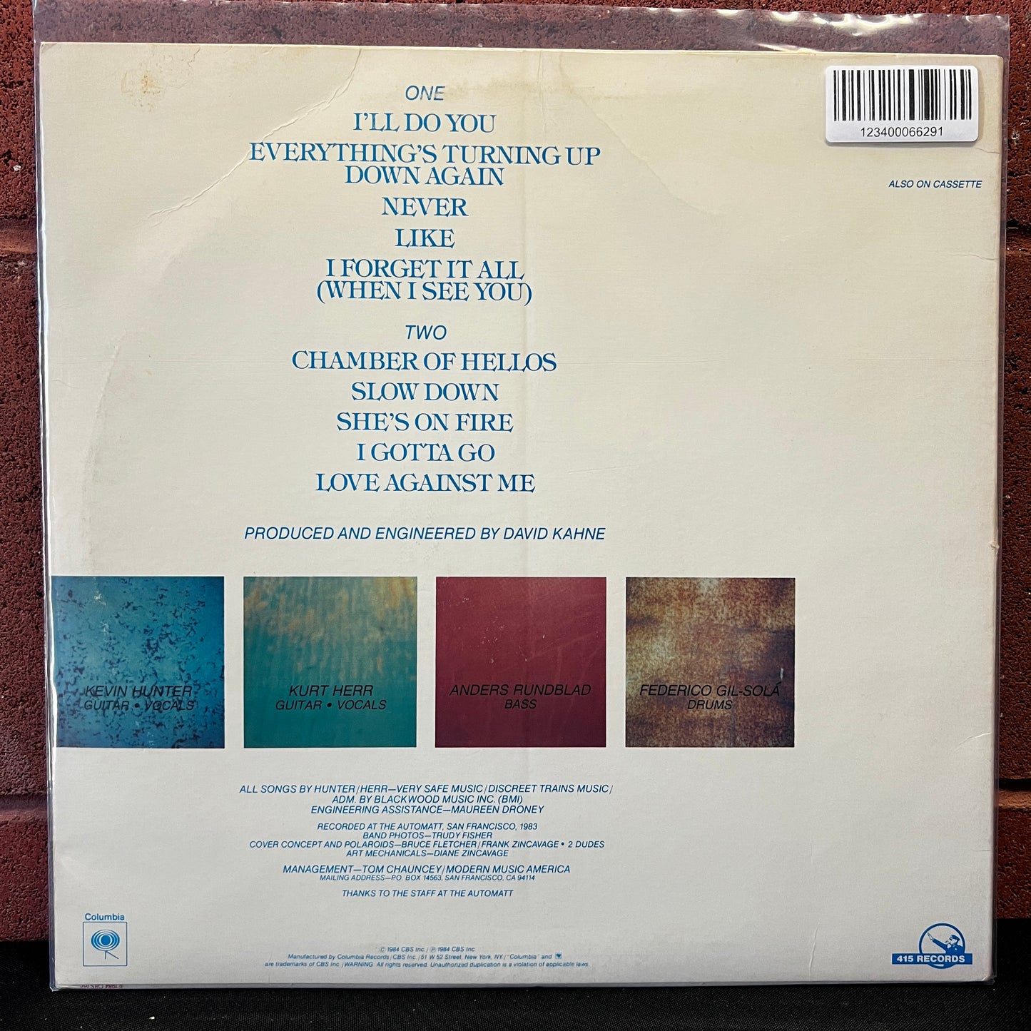 Used Vinyl: Wire Train "...In A Chamber" LP (1984 Press)