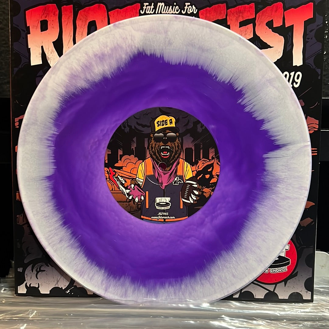 Used Vinyl:  Various ”Fat Music for Wrecked People: Riot Fest Chicago 2019” 10" (Splatter Vinyl)
