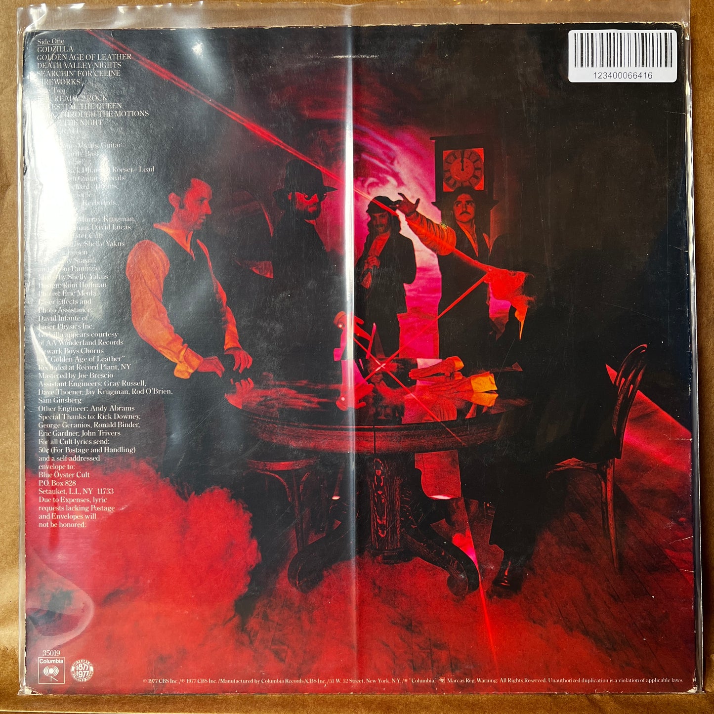 Used Vinyl: Blue Öyster Cult "Spectres" LP (1977 Press)