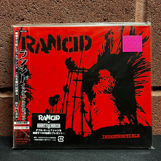 Used CD: Rancid "Indestructible" CD (2003 Japanese Press in Shrink w/ Bonus Track)