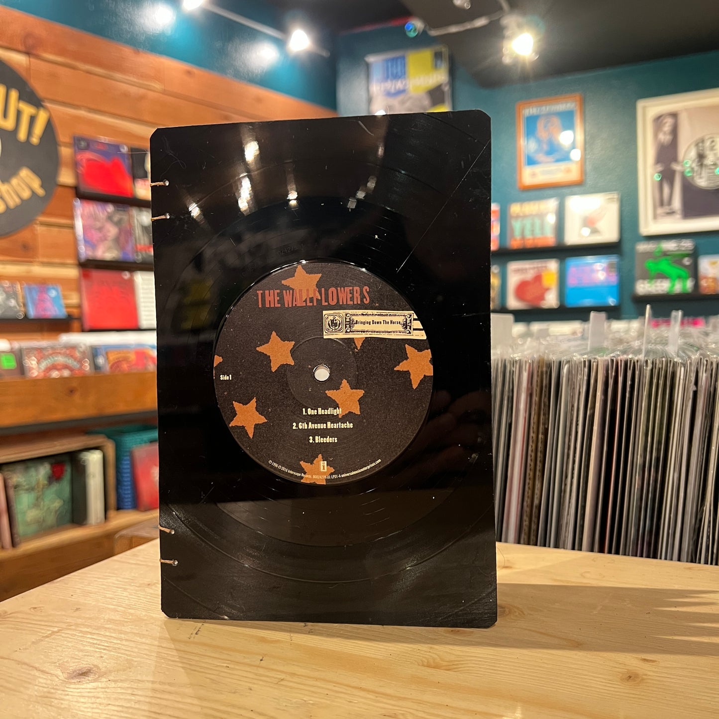 The Wallflowers Recycled Vinyl Journal