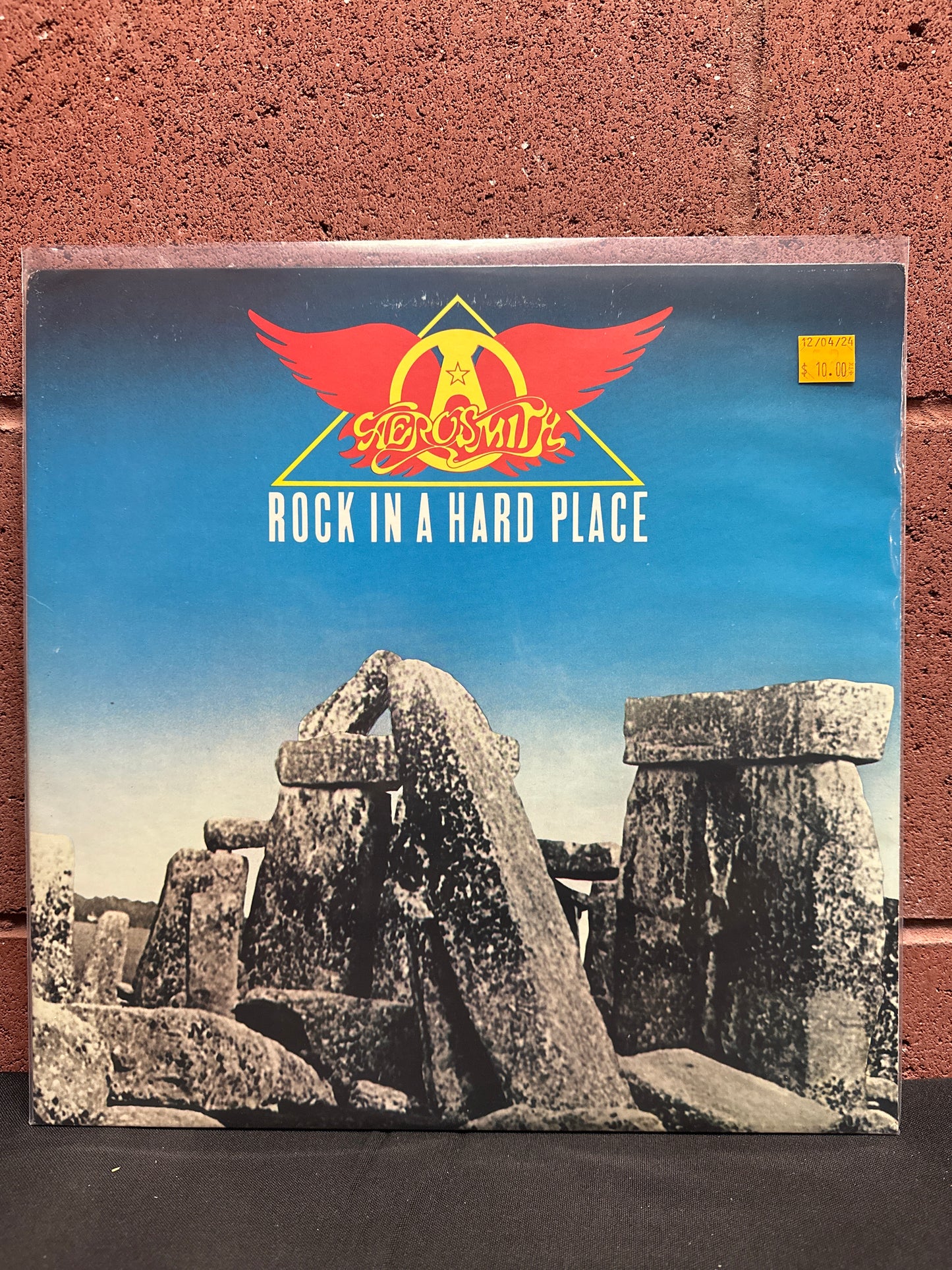 Used Vinyl:  Aerosmith ”Rock In A Hard Place” LP