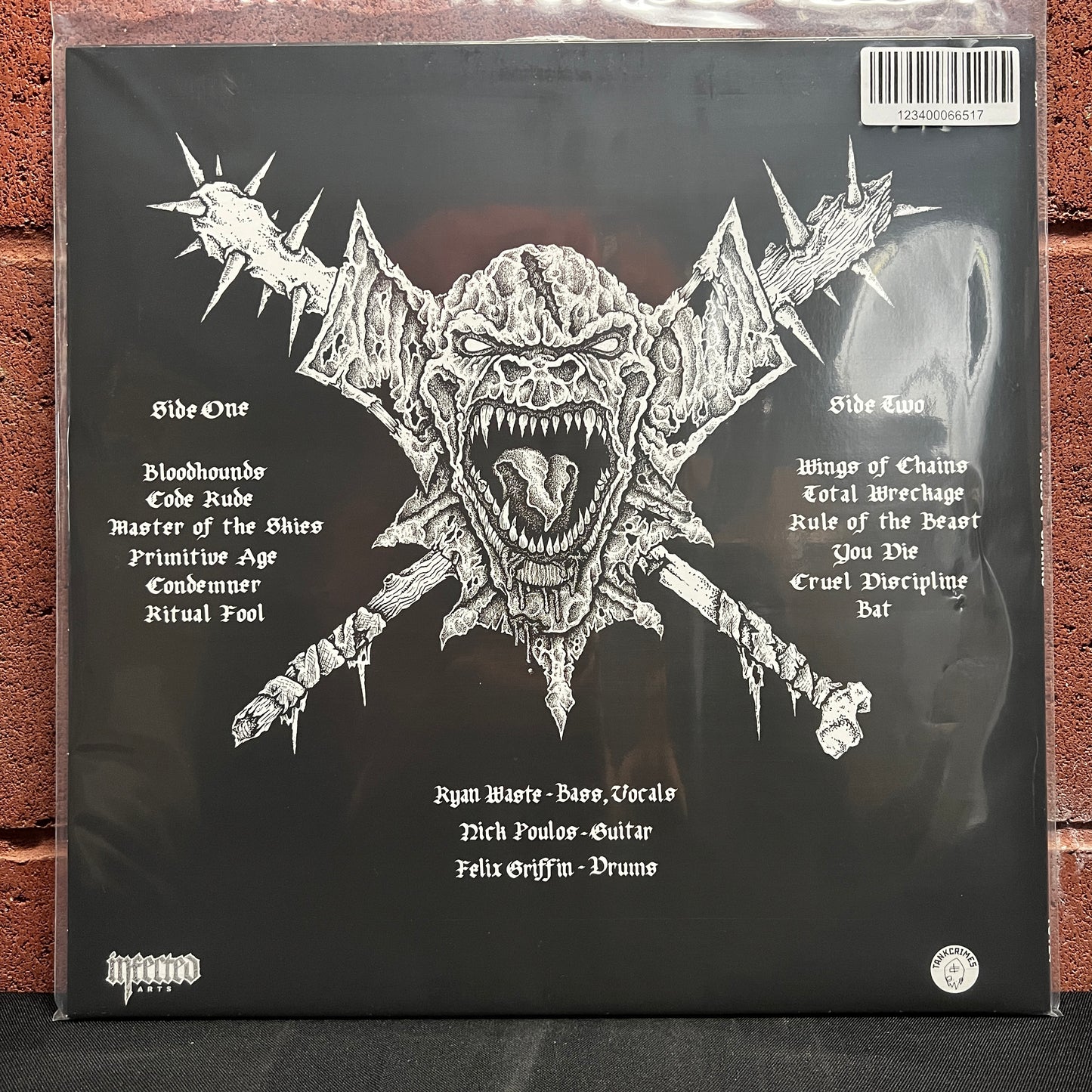 Used Vinyl: Bat "Wings Of Chains" LP (2022 Press - Purple Vinyl)