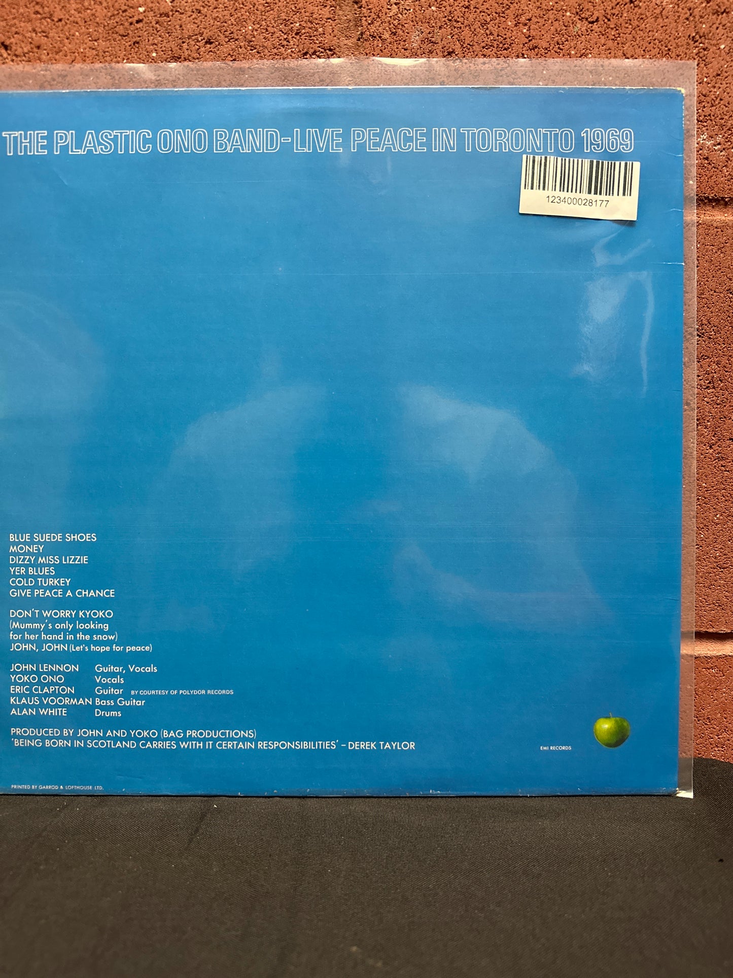 Used Vinyl:  The Plastic Ono Band ”Live Peace In Toronto 1969” LP