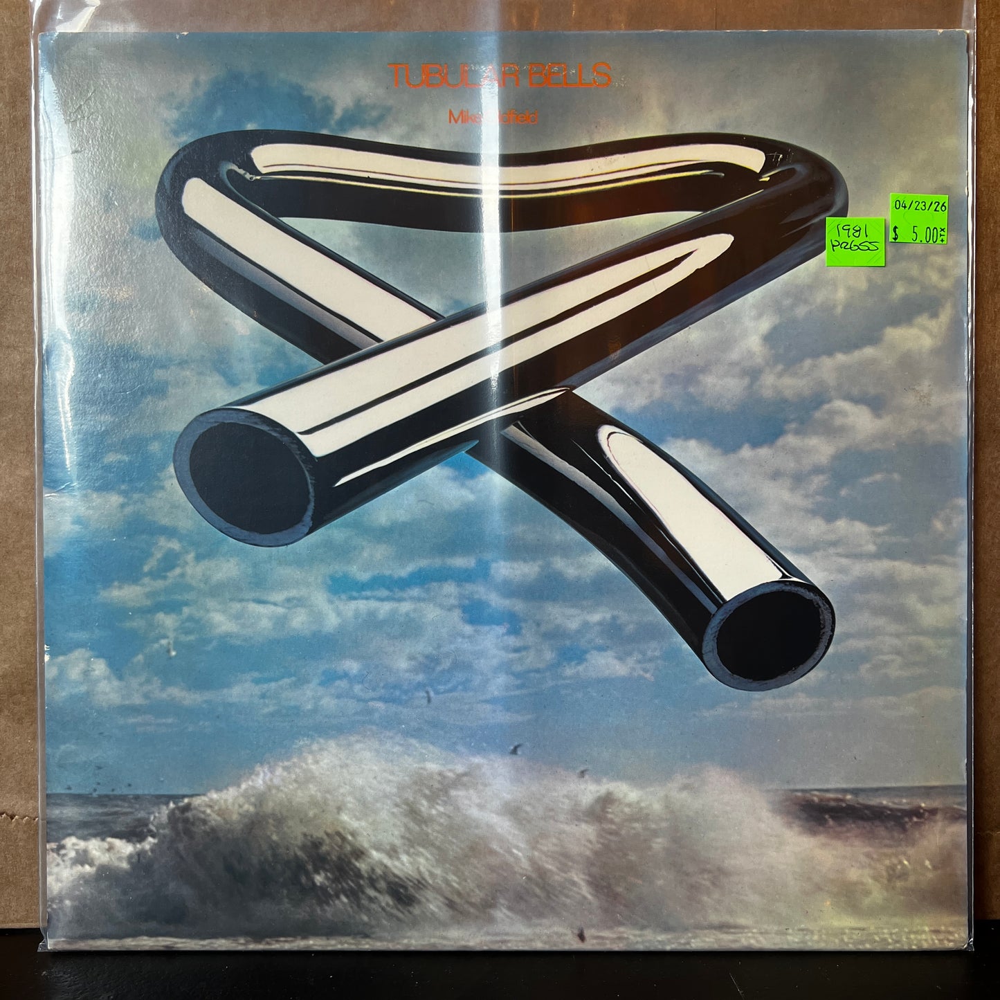 Used Vinyl: Mike Oldfield "Tubular Bells" LP (1981 Press)