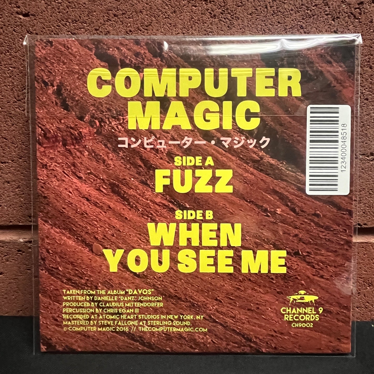 Used Vinyl: Computer Magic "Fuzz" 7" (Yellow & Black Vinyl)