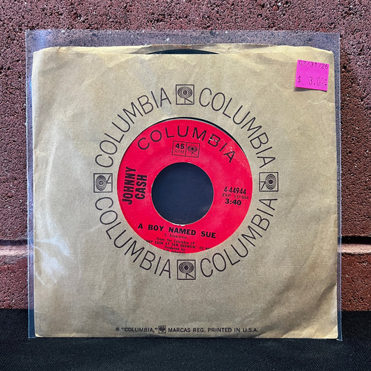 Used Vinyl: Johnny Cash "A Boy Named Sue" 7"