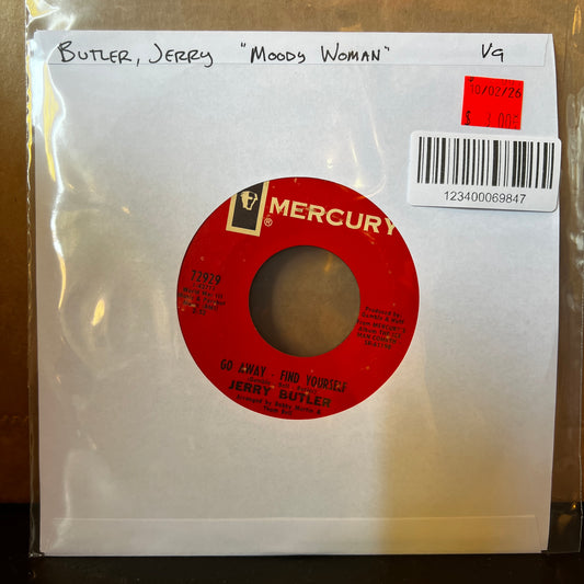 Used Vinyl: Jerry Butler "Moody Woman" 7"