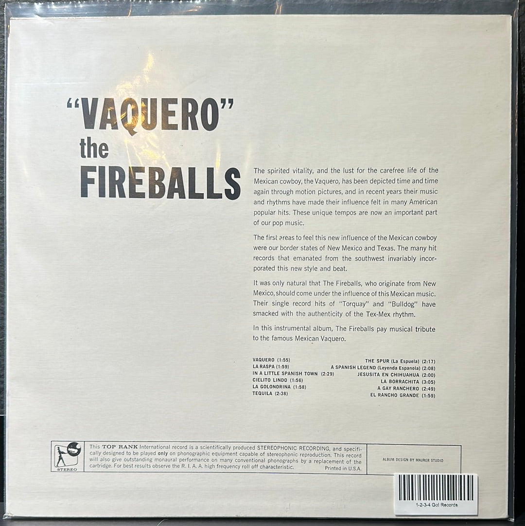 USED VINYL: Fireballs “Vaquero” LP