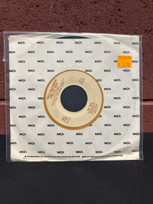 Used Vinyl:  The Who ”Long Live Rock / My Wife” 7"