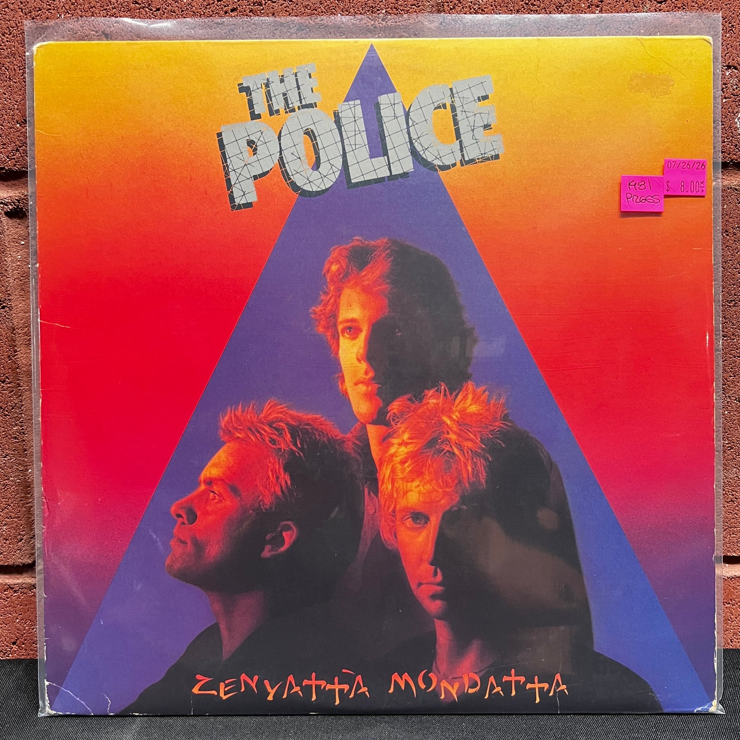 Used Vinyl: The Police "Zenyatta Mondatta" LP (1981 Press)